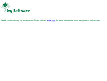 Tablet Screenshot of ivysoftware.net